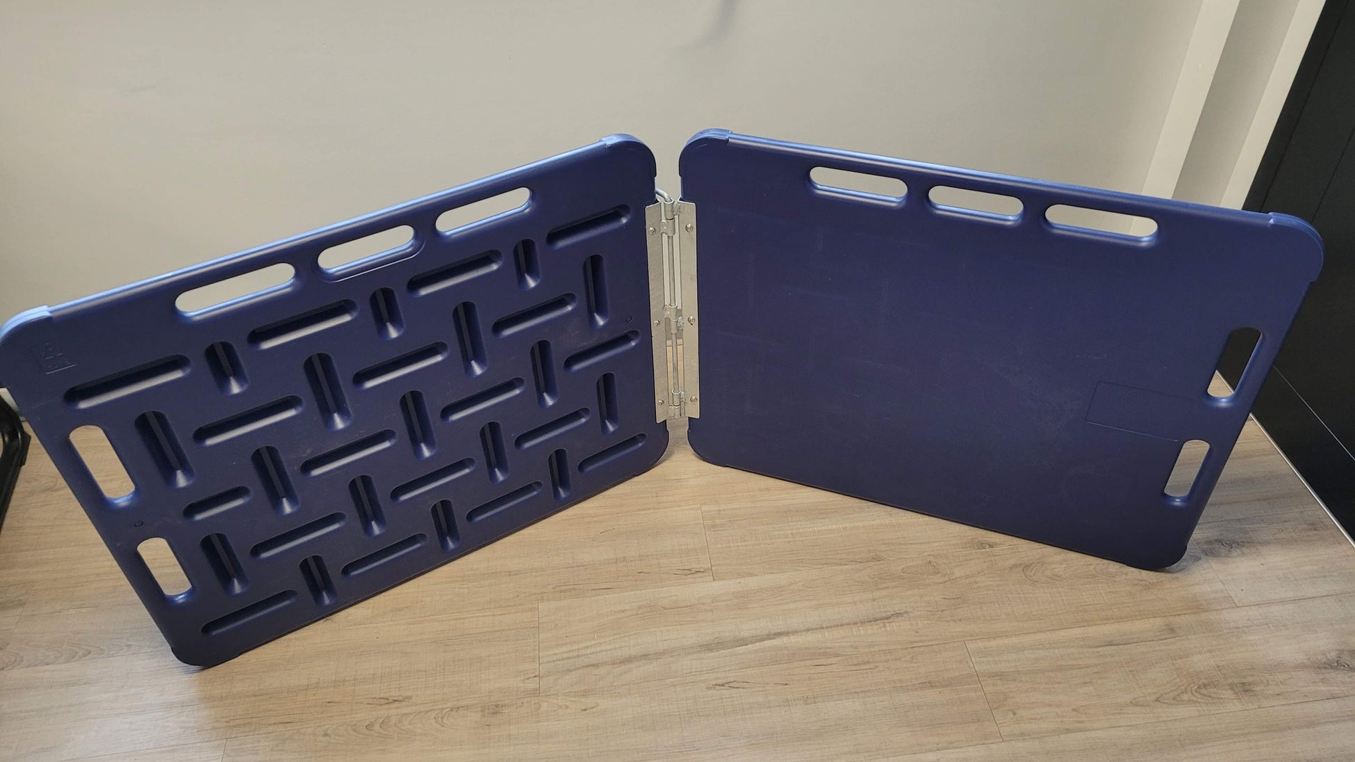 DOUBLE SORTING PANEL KIT WITH HINGE AND SCREWS - BLUE