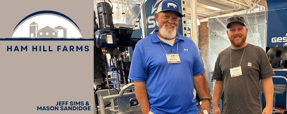 Pork producer visiting GESTAL booth